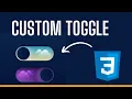 How to Create a custom toggle button using Pure CSS
