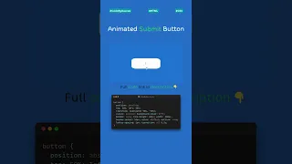 Animated Submit Button HTML CSS Only