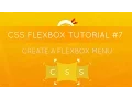 CSS Flexbox Tutorial - Creating a Menu with Flexbox