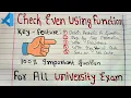 Check Even Number Using Functions in C C Programming Tutorial Code Hacker