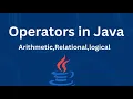 Operators in Java HINDI What is Operator Types of Operators in Java
