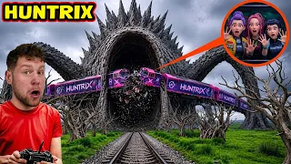 Nahráno Dronem: Vlak HUNTRIX Nabořil Do OBŘÍHO MONSTRÓZNÍHO TUNELU Ve SKUTEČNÉM ŽIVOTĚ!