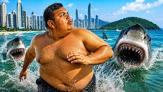 Couver GORDÃO DA XJ ENTROU NO MAR PELA PRIMEIRA VEZ !!!