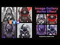 Responsive Image Gallery Hover Effect using HTML CSS