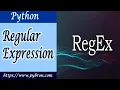 Python RegEx Python Regular Expressions Tutorial Python Tutorial Python Training Pybron