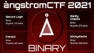 Angstrom CTF 2021 - Pwn Challenge Walkthroughs