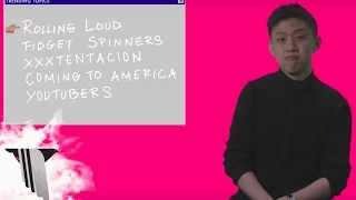 rich brian on xxxtentacion rolling loud and fidget spinners trending topics