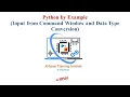 4 Input from Command Window and Data Type Conversion Python Tutorial for Beginners in Hindi