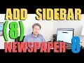 Newspaper 8 Theme Tutorial 2018 Part 8 - How to Add Sidebar in Wordpress 2018