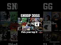 Download Lagu What's your top 3 albums by #snoopdogg ? #drdre #therockandrapshop #deathrowrecords