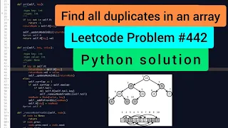 Leetcode 442 Find all duplicates in an array Python