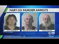 Hart County murder arrests