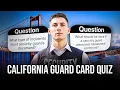 California Security Guard Test Questions and Answers Powers to Arrest Use of Force 2025