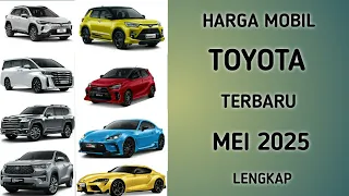 latest toyota car prices may 2025 complete with all types and models