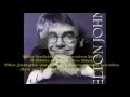 Elton John - I Just Can't Wait to be King (demo) With Lyrics!