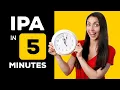 Learn Phonetics IPA in under 5 minutes