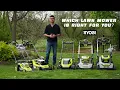 How to Choose the Right RYOBI Lawn Mower for Your Yard