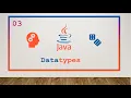 3 Datatypes in Java
