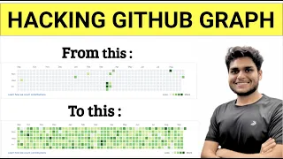 Hack Github Contribution Graph in 20 seconds