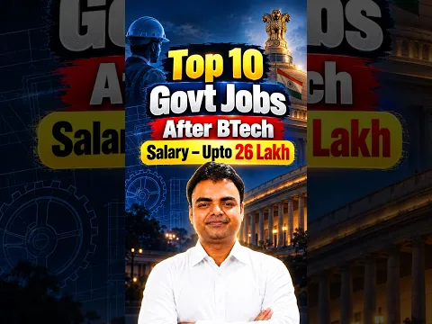 Top 10 Govt Jobs After BTech/Engineering #btech #govtjobs