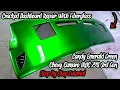 Cracked Dashboard Repair How To Fiberglass Dash Pad CANDY GREEN IROC Z28 3RD GEN F-BODY Grant 7