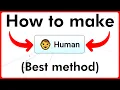 How to make a Human in Infinity Craft Best method