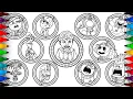Inside Out 2 Coloring Pages How to COLOR Riley s And All Emotions Satisfying Colouring