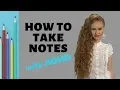 How to take notes with AD
