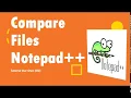 Compare two text files in Notepad