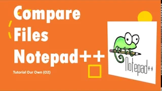 Compare two text files in Notepad