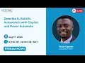 Describe It Build It Automate It with Copilot and Power Automate