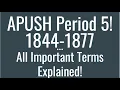 APUSH Period 5 Key Terms Explained