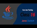 Core Java Training Class 16 switch statement