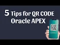 How to Generate QR Code Using Oracle APEX