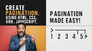 Pagination Tutorial using Html Css and JavaScript