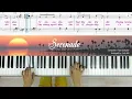 Serenade - Khúc Chiều Tà (FRANZ SCHUBERT) | Piano solo | Easy level | Linh Nhi