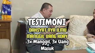 Download TESTIMONI, AMAZIIING!!!!!DAHSYAT NYA ILMU MANGGIL UANG RDAY, 3x MANGGIL, 3x UANG DATANG MP3