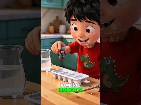 ¡Max Puso un Robot en su Helado y Papá Descubrió su Gran Error! 🍦🤖 #shorts
