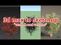 3ds max to sketchup vrmesh vrscene