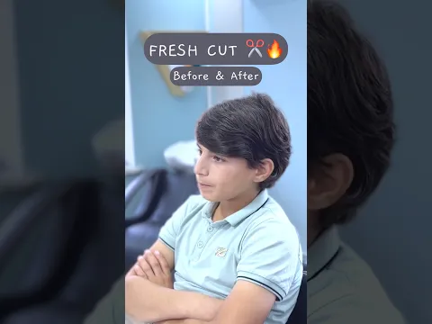 Boy Haircut Transformation ✂️🔥 | Satisfying Haircut ASMR #Shorts