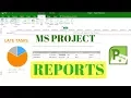 Microsoft Project 2016 Training - How to create Dashboard Reports to show late running Tasks