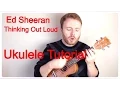 Download Lagu Thinking Out Loud - Ed Sheeran Ukulele Tutorial