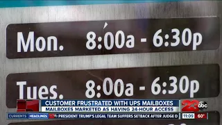 UPS Store Customer unhappy with the way store markets mailboxes