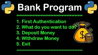 Python Bank Program Tutorial Build a Simple Banking System tanziltech