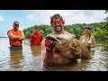 Noodling for GIANT Catfish with Hannah Barron