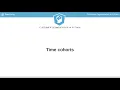 Python Tutorial Time cohorts