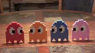 Easy Lego Pacman with No Instructions. 