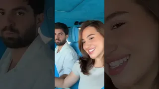 ردة فعل غيث وساره تغني انا حلوه بدون مجهود     دندنها
