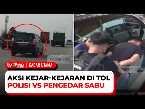 Bak Film Hollywood, Aksi Kejar-kejaran Polisi dengan Pengedar Sabu di Jalan Tol
