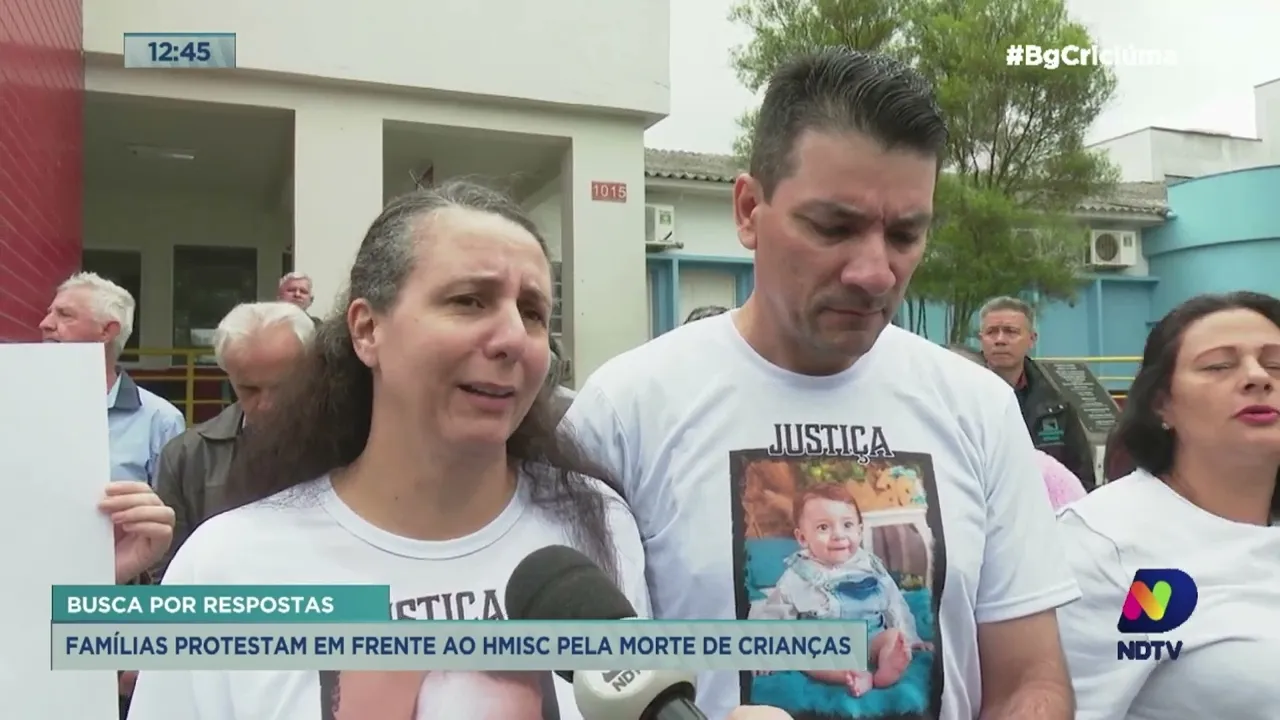 Busca por respostas: famílias protestam em frente ao HMISC pela morte de crianças